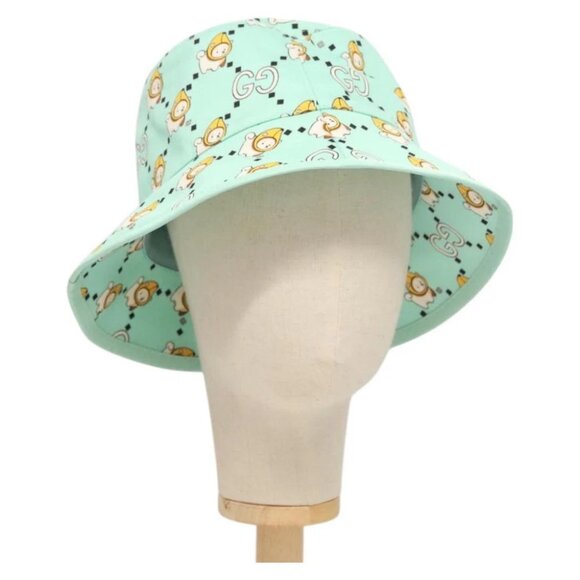 GUCCI Cap Canvas M Light Green - Picture 1 of 15